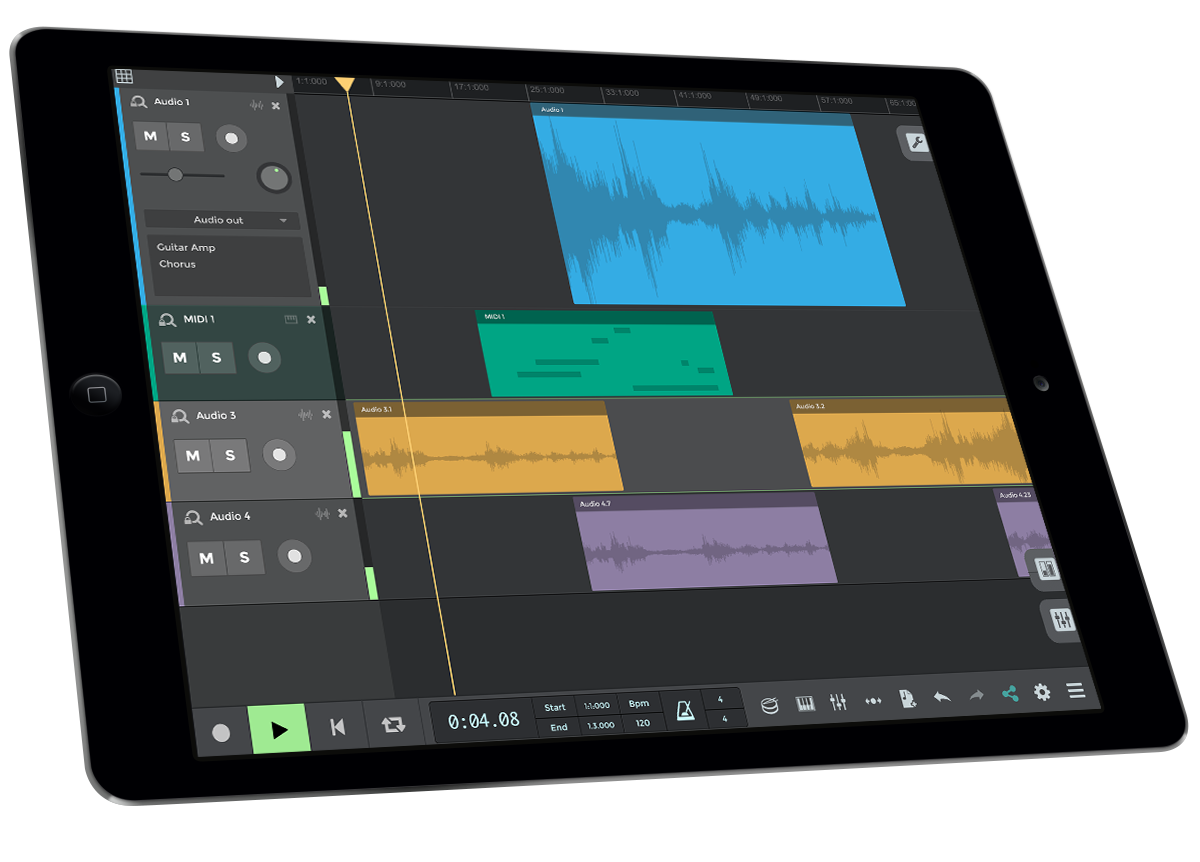 n-Track Studio mobile apps for iOS and Android